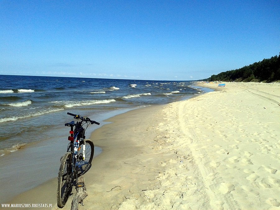 Na plaży w Stegnie