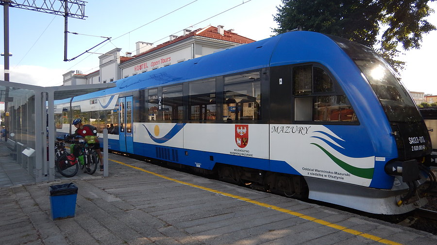 Wyprawa - dzień 1. Na dworcu w Ełku