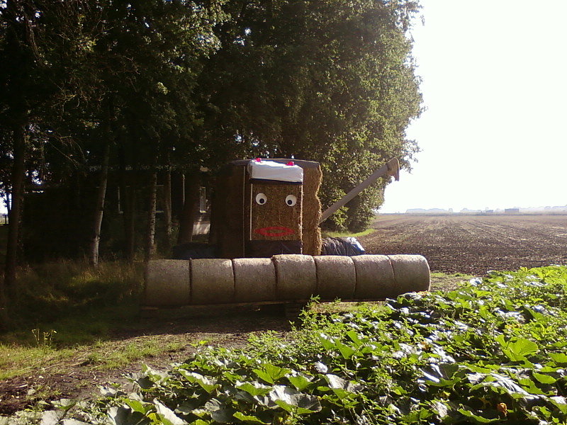 Kombajn ze słomy