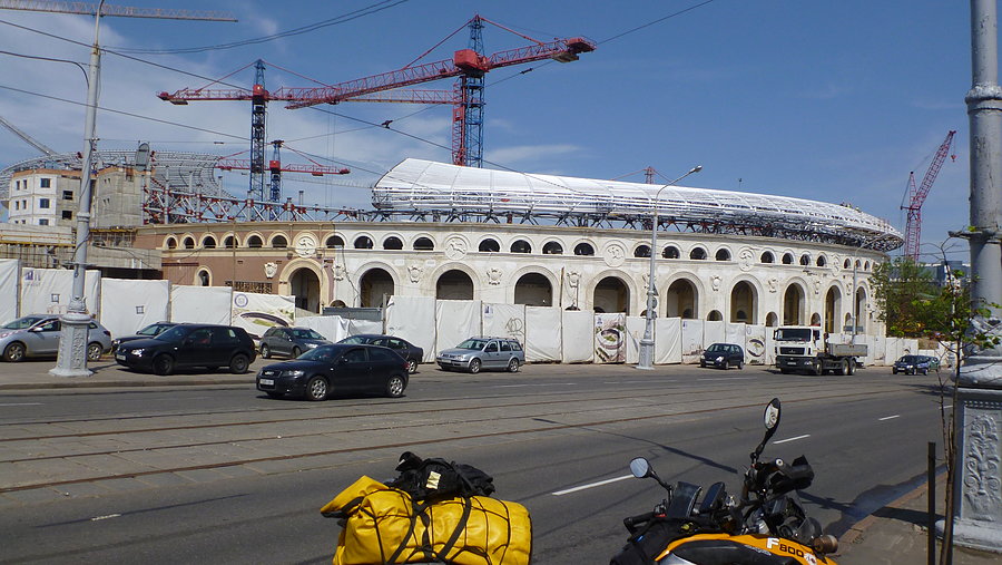 Stadion w Mińsku w stylu klasycznym
