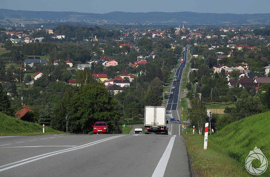 I jak zawsze zjazd w stronę Miejsca Piastowego