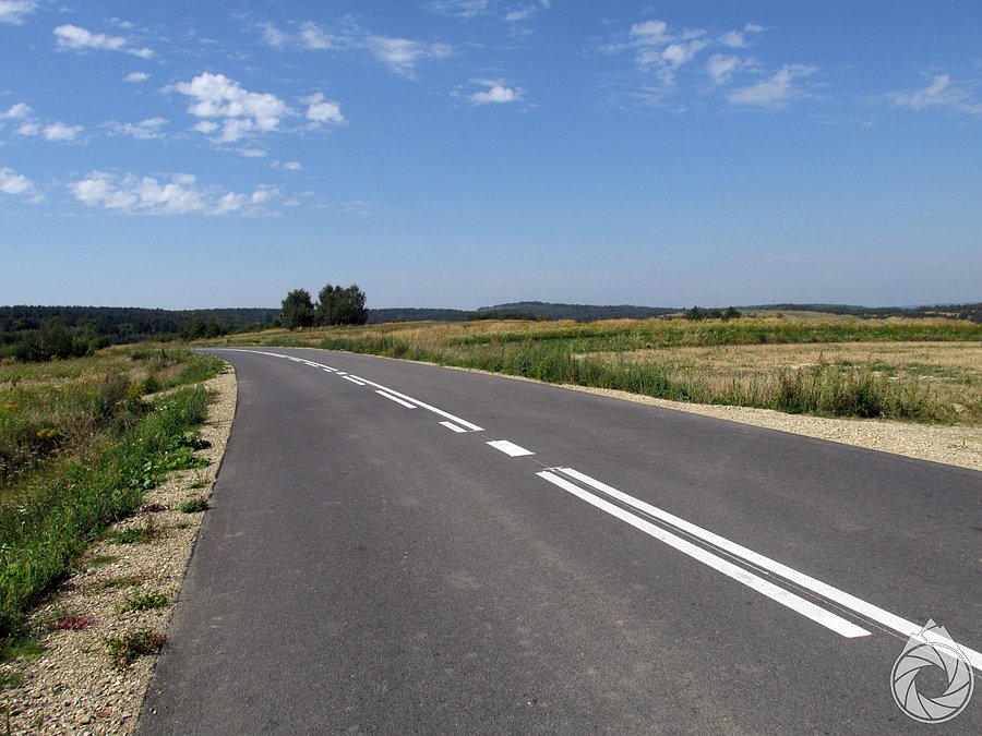 Przyjemne wzniesienia przed Pruchnikiem