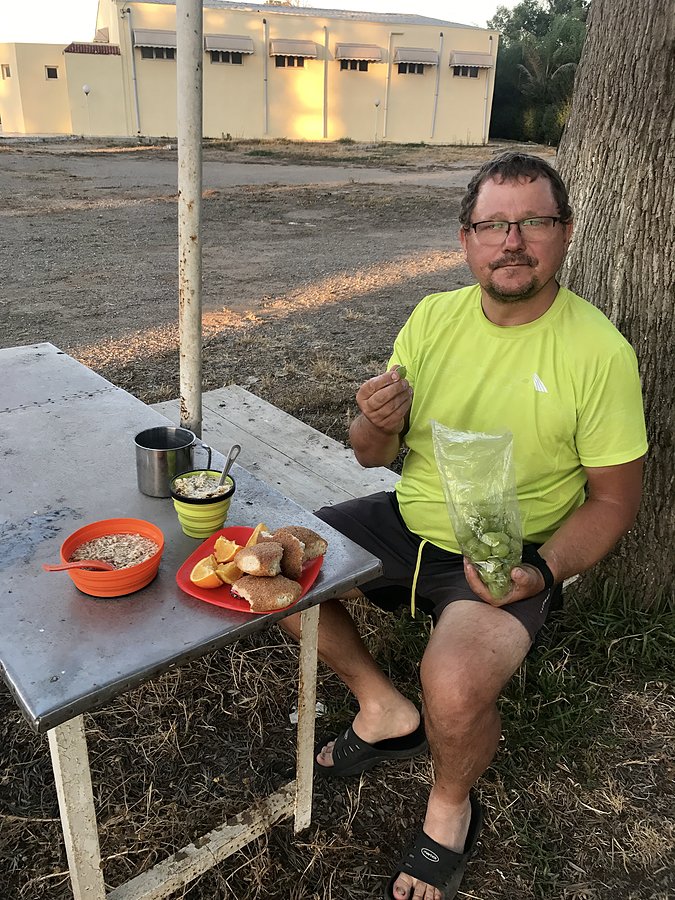 Na campingu kolacja
