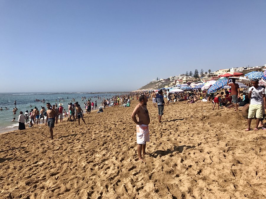 Plaża w Moulay Busselham
