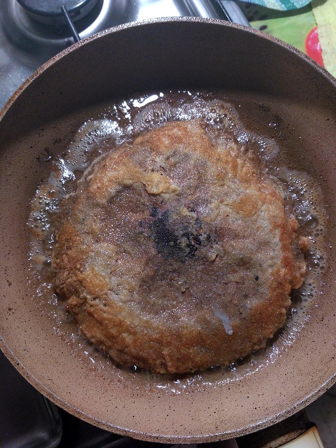 Kotlet wegetariański z Kani :)