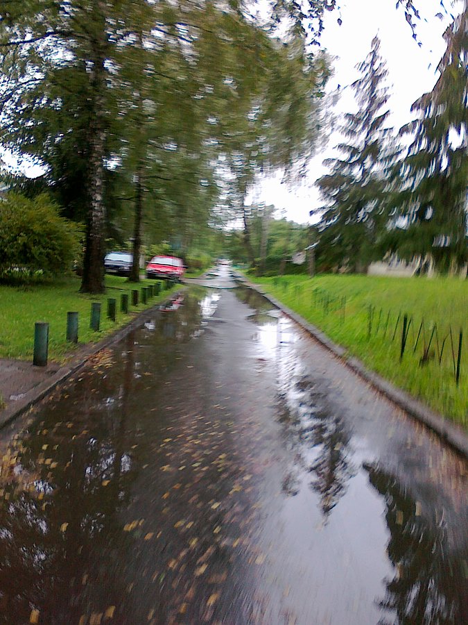 Mokro i jeszcze dolewa
