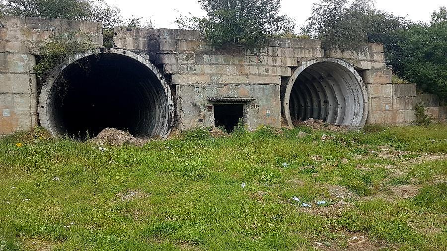Podwójny schron typu Granit dla pocisków rakietowych klasy z-z