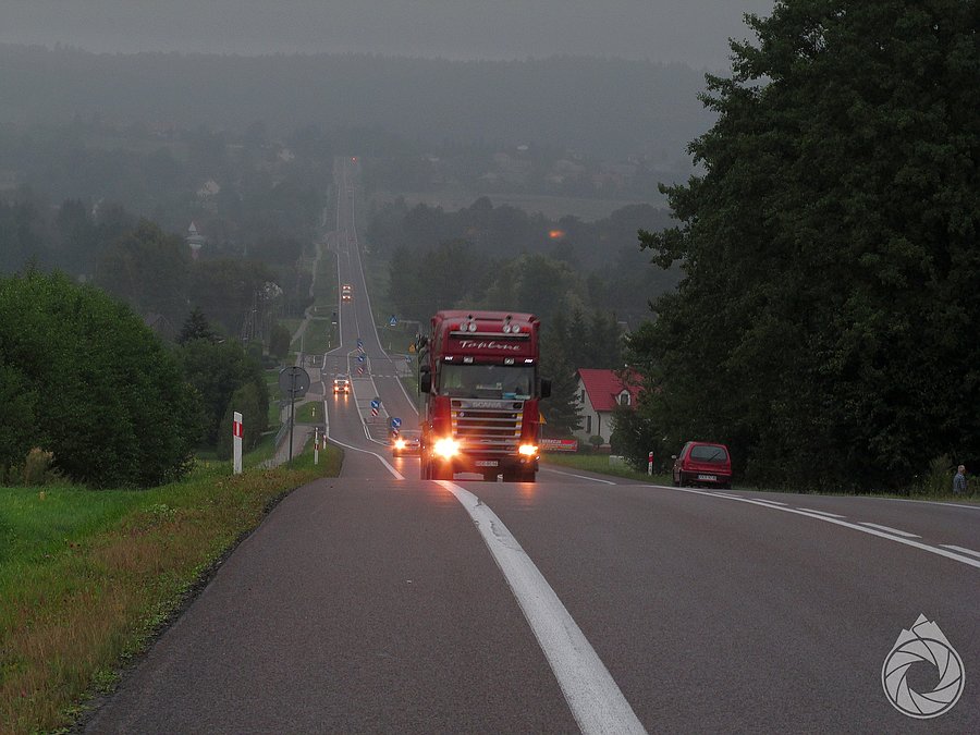 Mocna więcej-niż-mżawka w Komborni