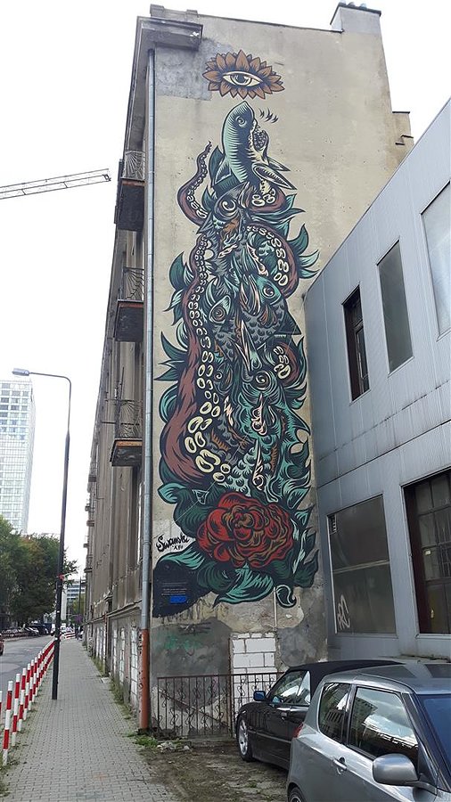 Mural na Wroniej