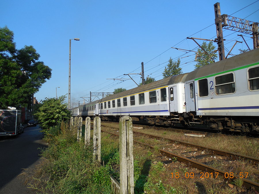 Skład wagonów z PKP Intercity