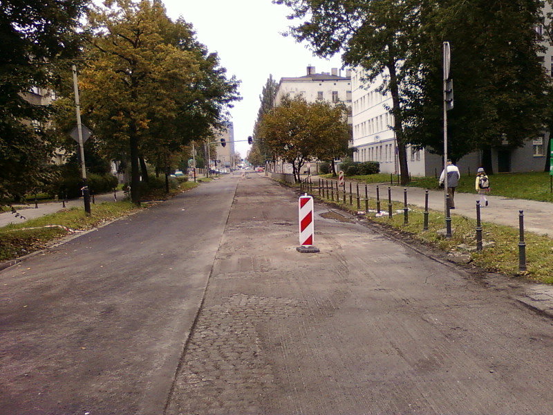Wymiana nawierzchni na Sienkiewicza