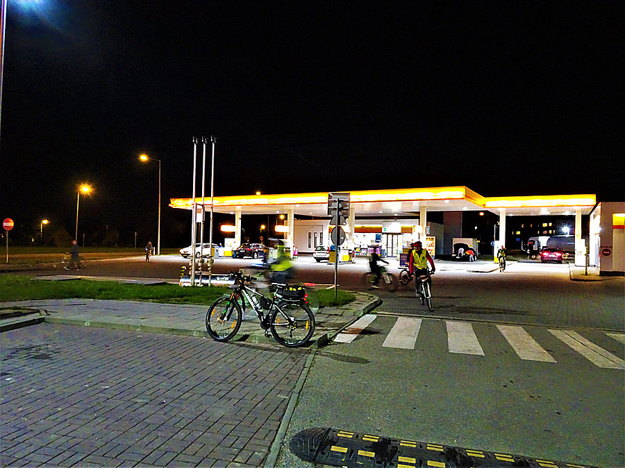 Świetlik 2017 r - nocny przejazd po ulicach i ścieżkach Tczewa.;)
