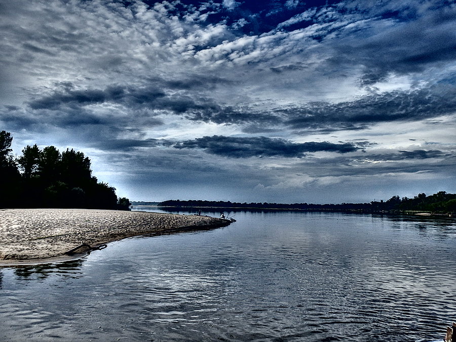 Wisła w Gassach. Widok z promu
