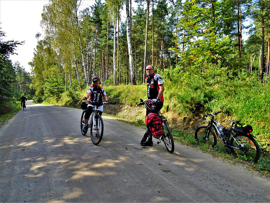Na rowerze - okolice Tczewa. Spotkałem na trasie znajomych