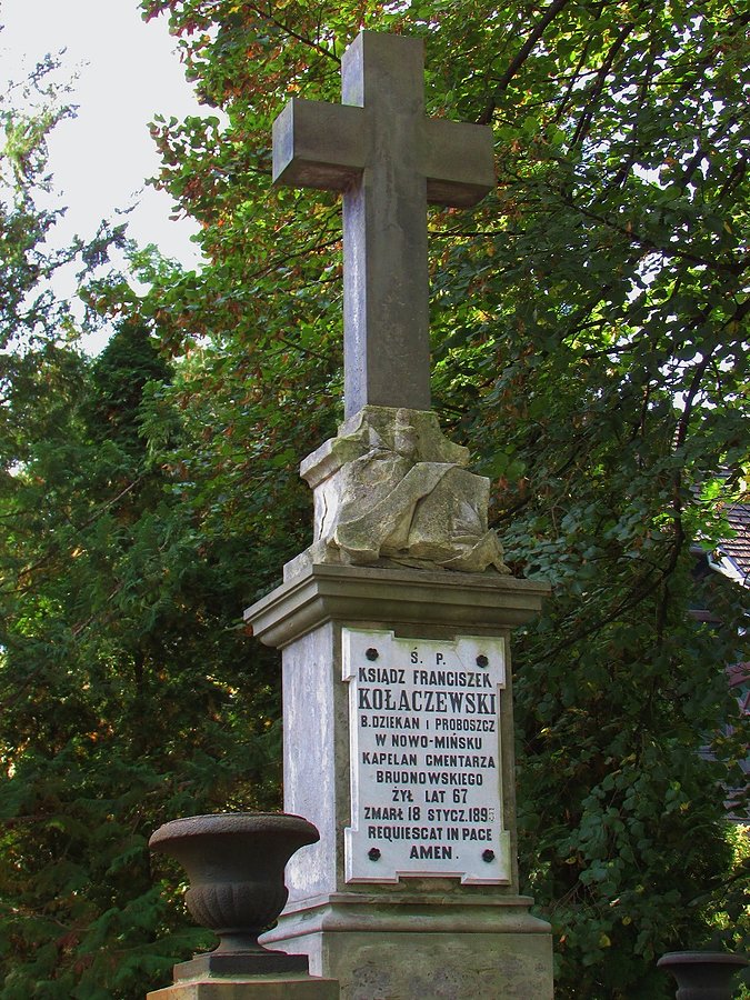 Cmentarz Bródnowski jak widać bywał też Brudnowskim