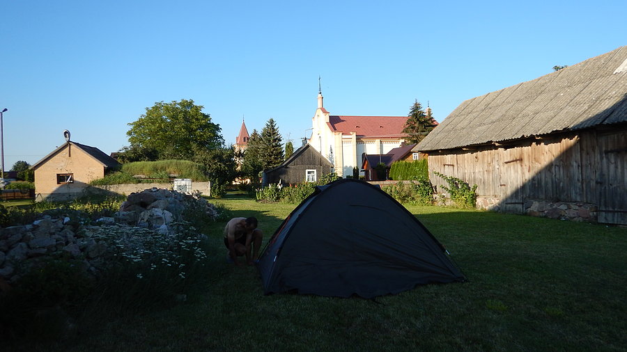Wyprawa - dzień 3. Nocleg w Waniewie