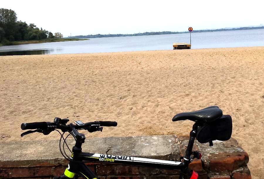 Plaża nad J.Dąbie