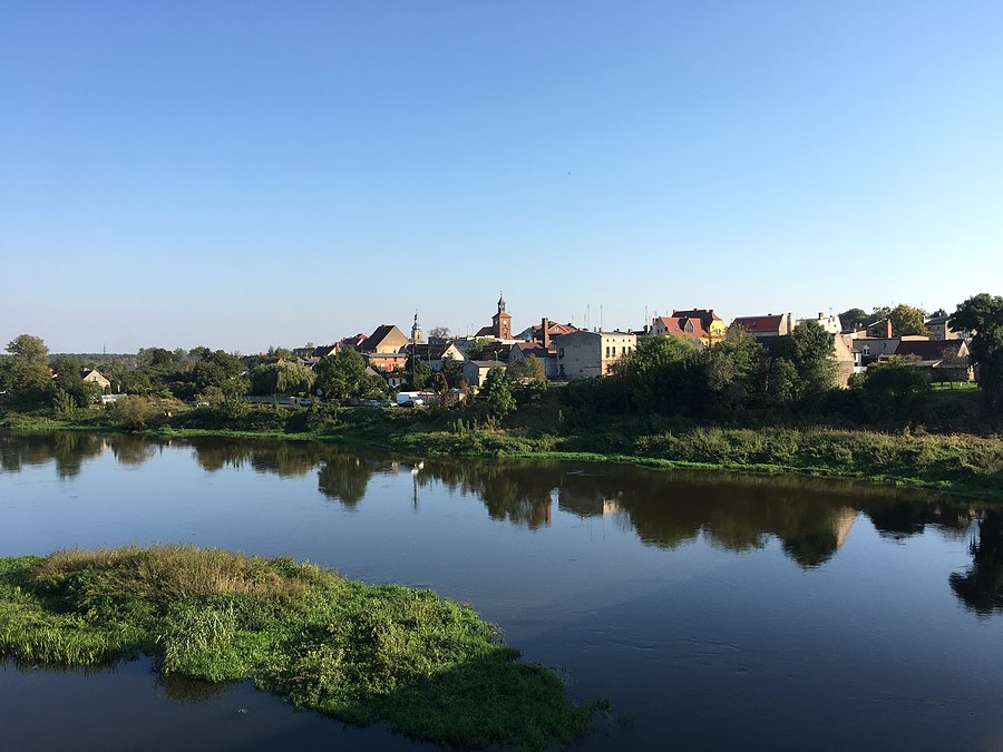 Warta i widok na Obrzycko