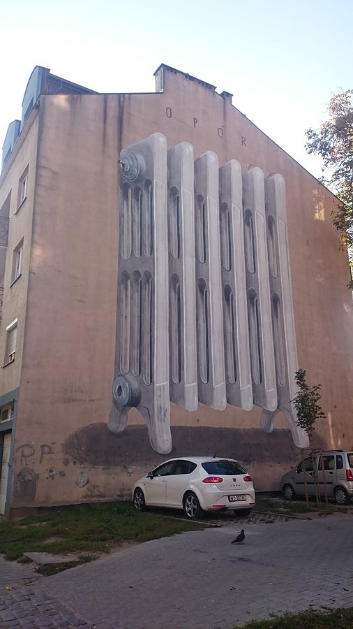 Kolejny mural na Pradze