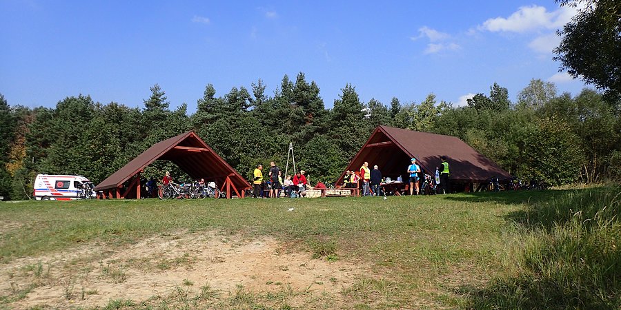 Nad zalewem Mitręga