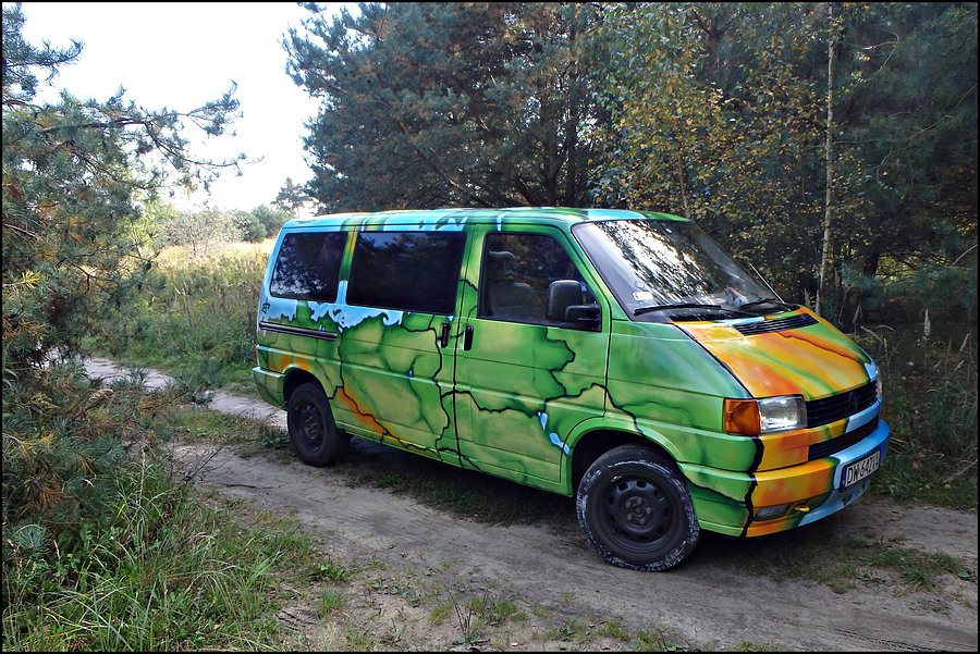 Pomalowany eurobusik :)