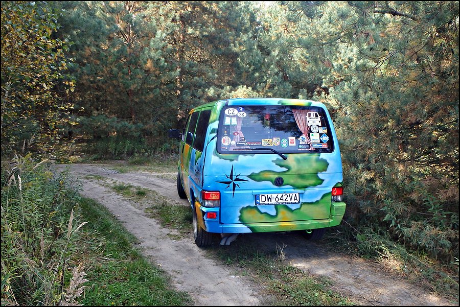 Pomalowany eurobusik :)