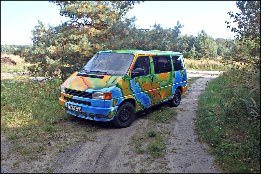 Pomalowany eurobusik :)