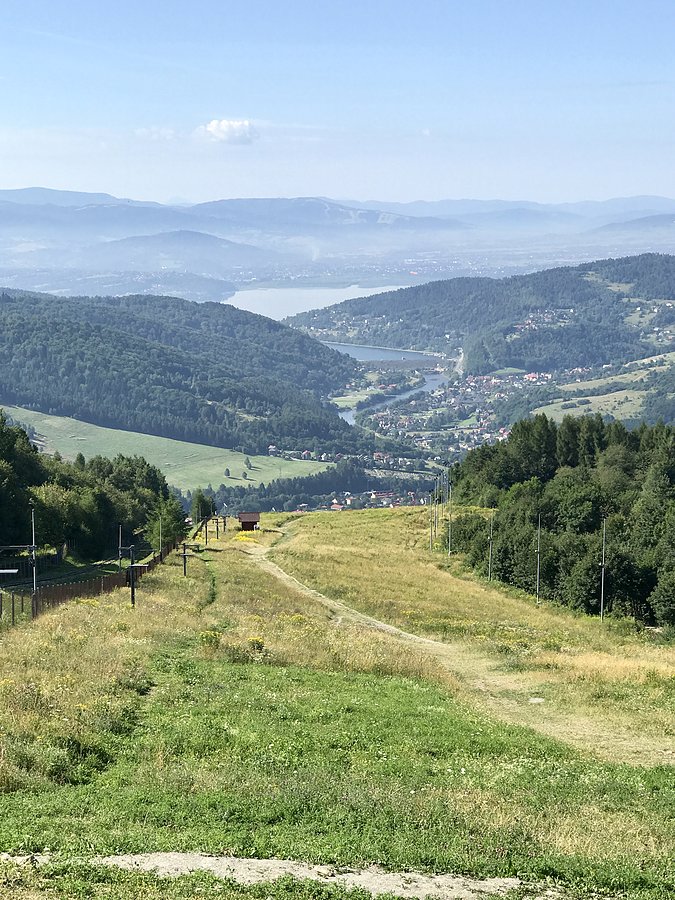 Widok na jezioro ŻYWIECKIE
