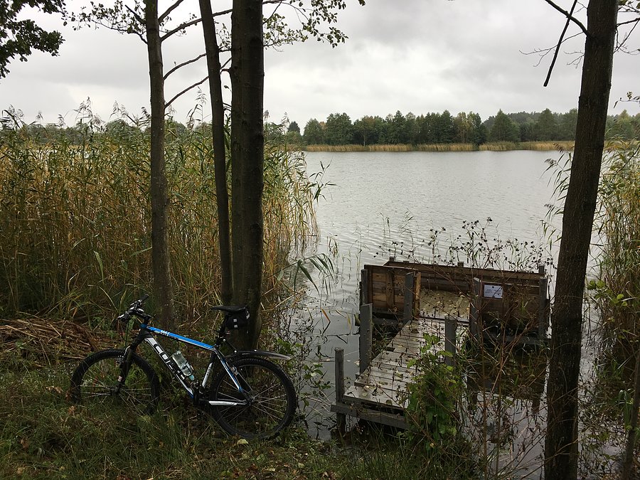Jezioro Bąblino - pomosty wędkarskie