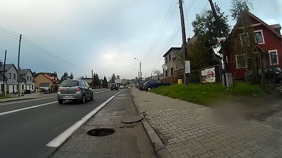 Pułapka na rowerzystów w Kochłowicach