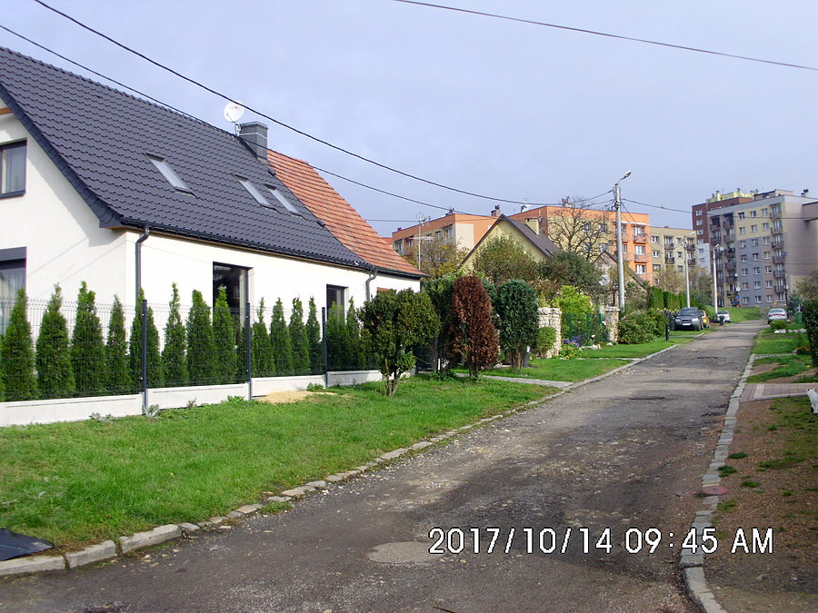 Domki przy ulicy Łącznej na Rozbarku