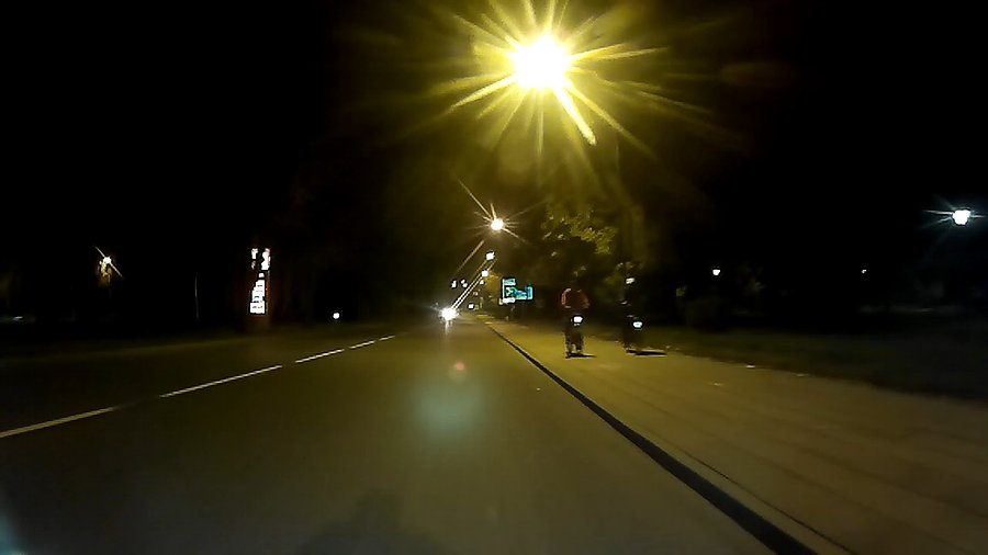 O tej porze rowerzyści ;)