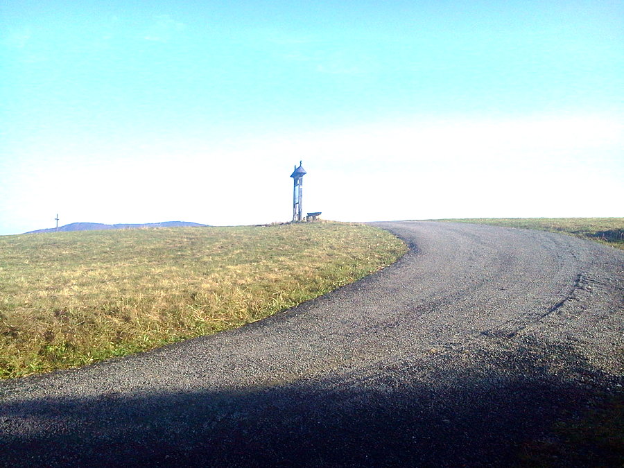 Ostatnie 200 m to już ubity żwir