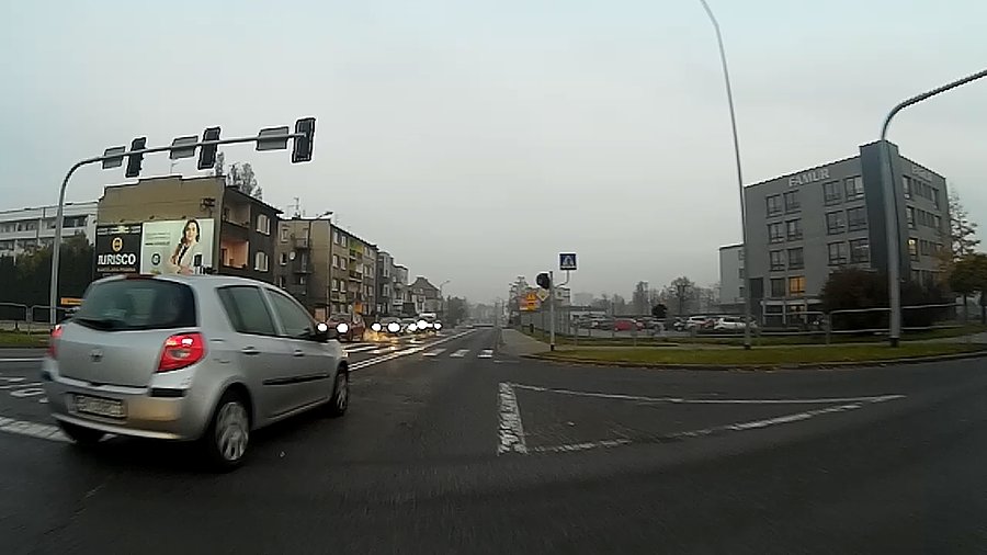 Ruch o poranku nie jest zbyt wielki