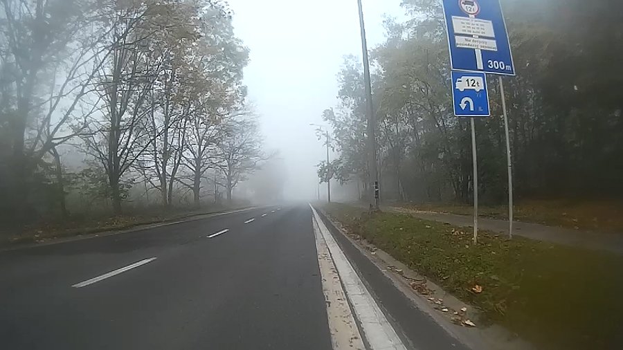 W Gliwicach mgła powoli się rozprasza