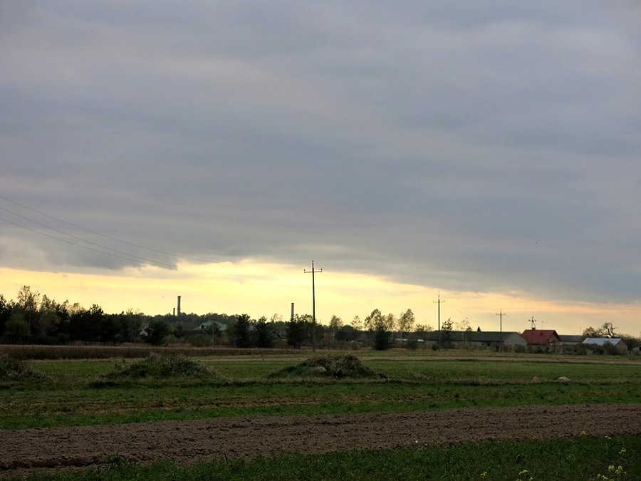 Słońce gdzieś na zachodzie