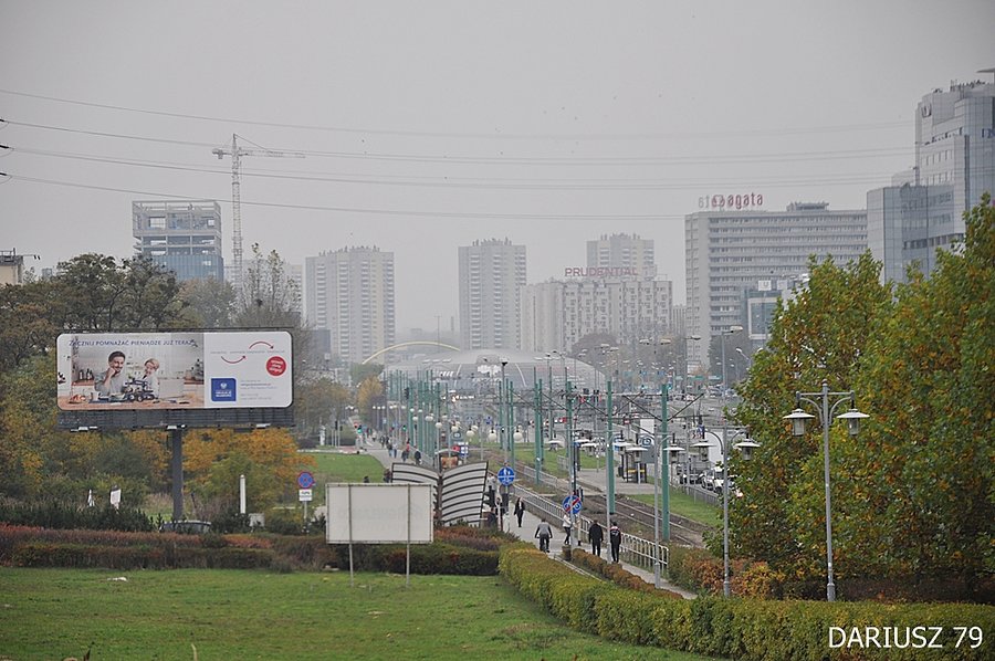 Katowice - Widok z Silesia City Center na Centrum