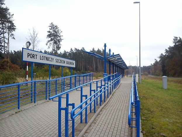Połączenie kolejowe do protu lotniczego Szczecin Goleniów
