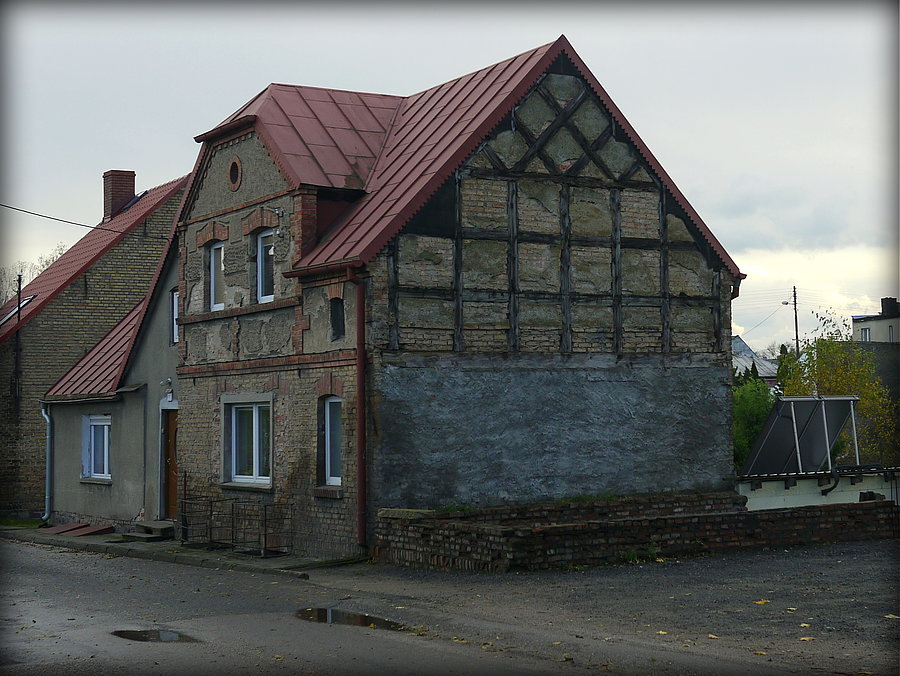 Przytoczna - dom o konstrukcji szachulcowej