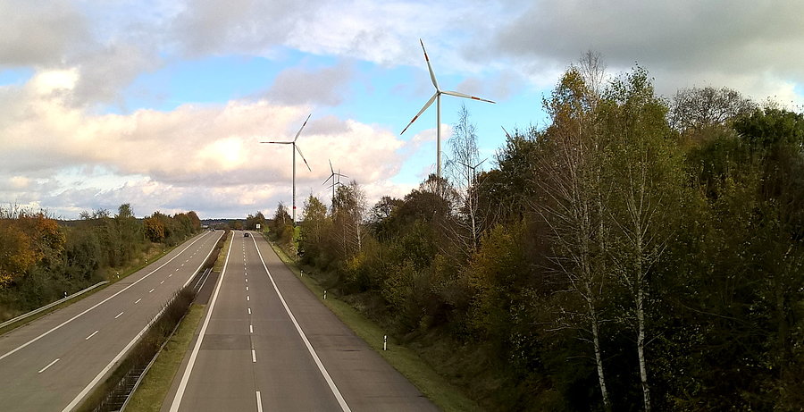 Nad autostradą pod Nadrensee
