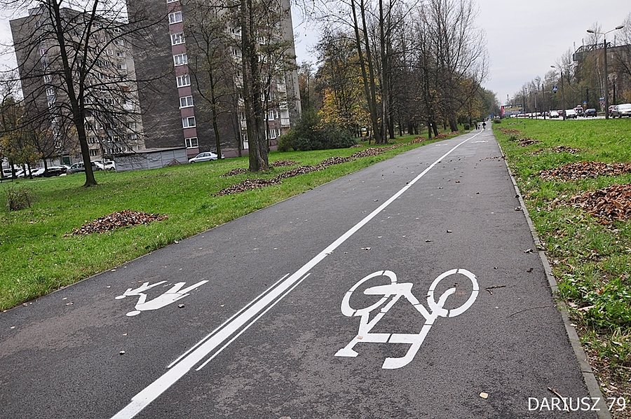 Sosnowiec - Droga Rowerowa (Ulica Wojska Polskiego - Niwka)