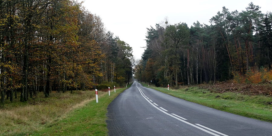 To jest prosta o długości 3500 do słupka 22.7 - początek tuż za Gunicą