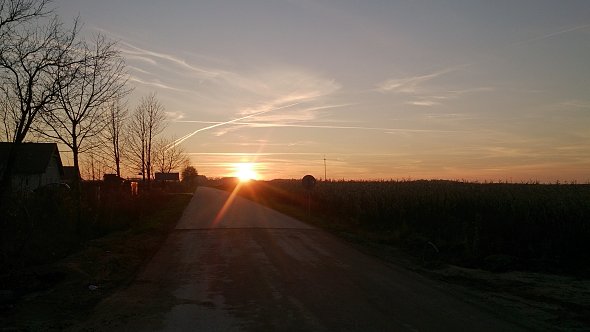Zachód Słońca w Piotrkowie