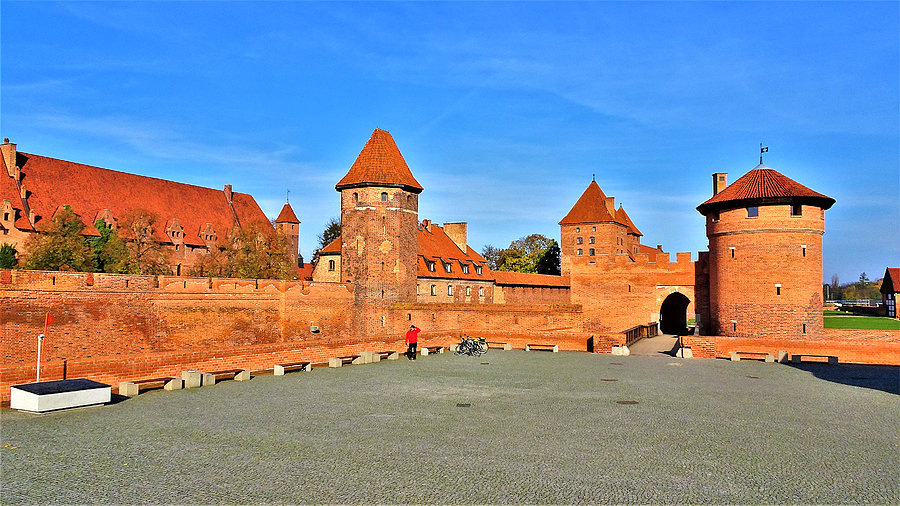 Rowerem po Żuławach. Malbork