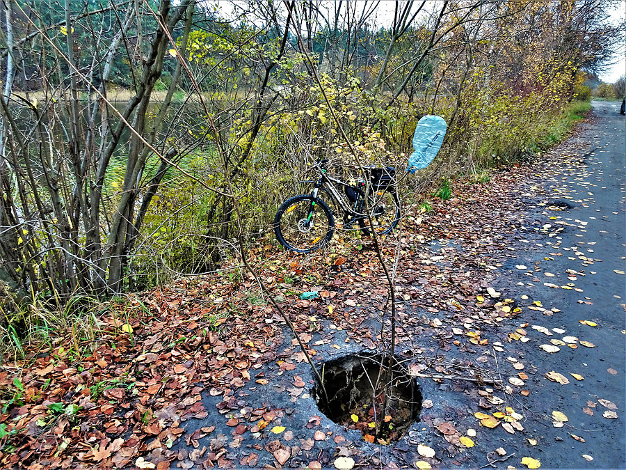 Jesień na rowerze - okolice Tczewa