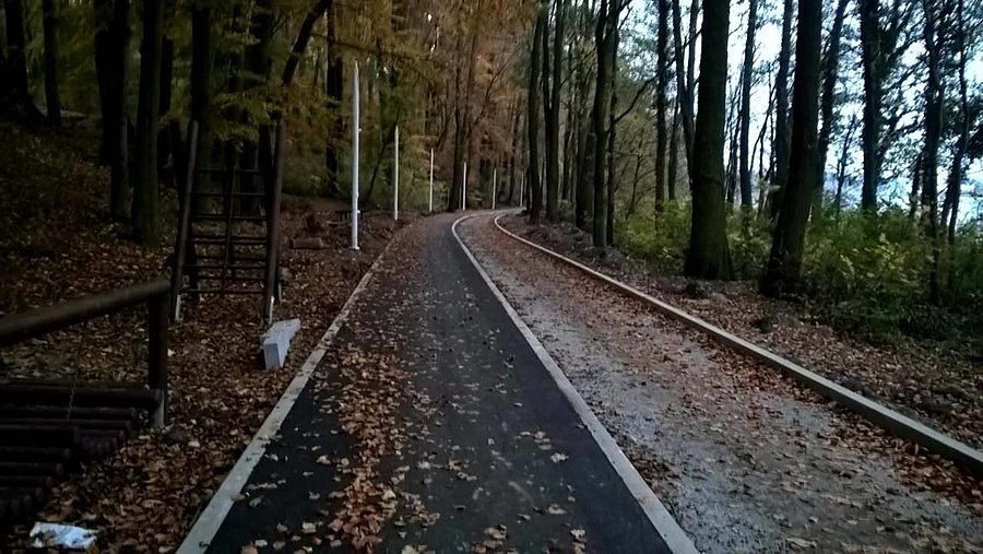 Coś zaczyna sie pojawiać.... Modernizacja ściezki nad jeziorem swarzędzkim