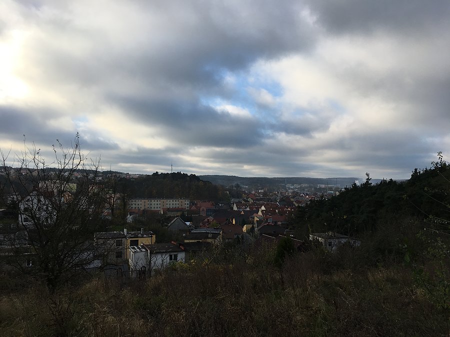 Widok na centrum Czarnkowa z ul. Widokowej