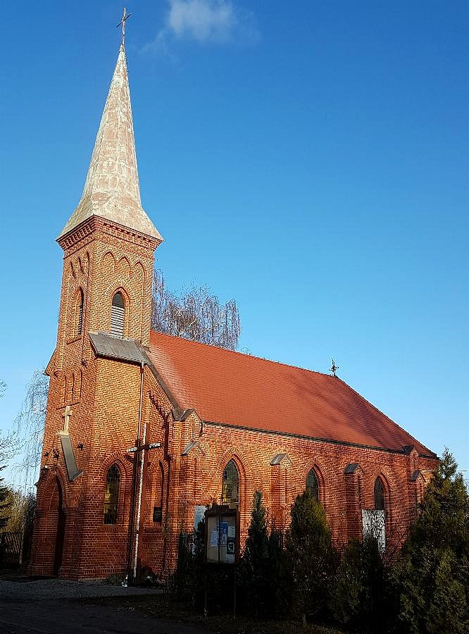 Borzysławiec (niem.Louisenthal) Kościół parafialny p.w. św. Piotra i Pawła z XIX/XX w