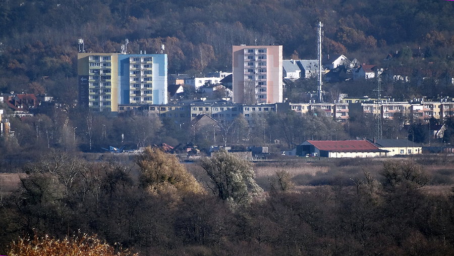 Fragment Szczecina - widok spod Siadła