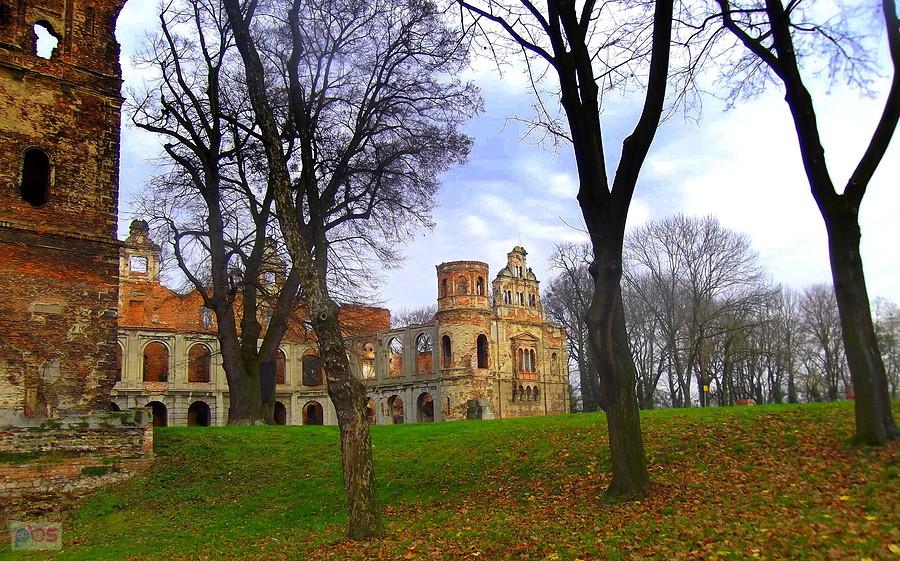 Tworków, ruiny pałacu